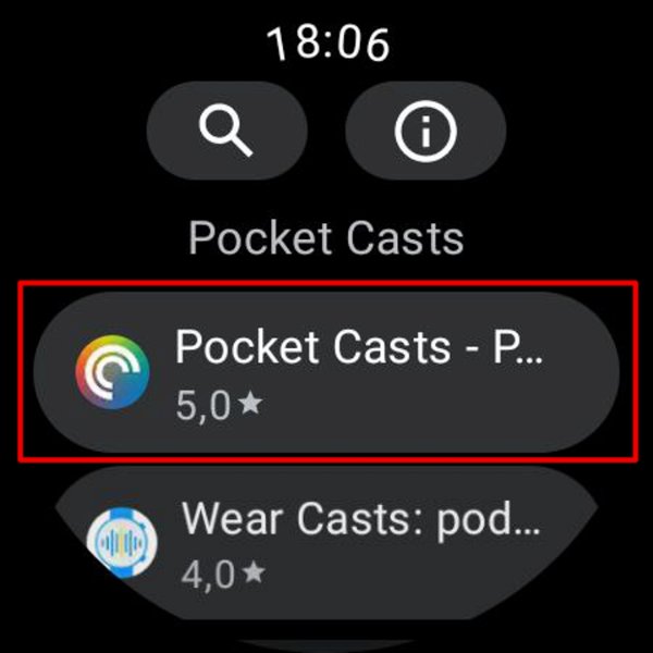 Cómo instalar la app de Pocket Casts en tu smartwatch con Wear OS