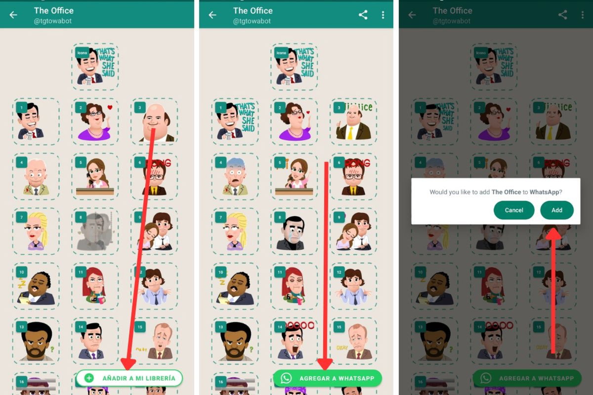 Cómo usar los stickers de Telegram en WhatsApp