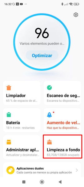 Haz limpieza en tu Xiaomi con el Limpiador profundo de la app de Seguridad