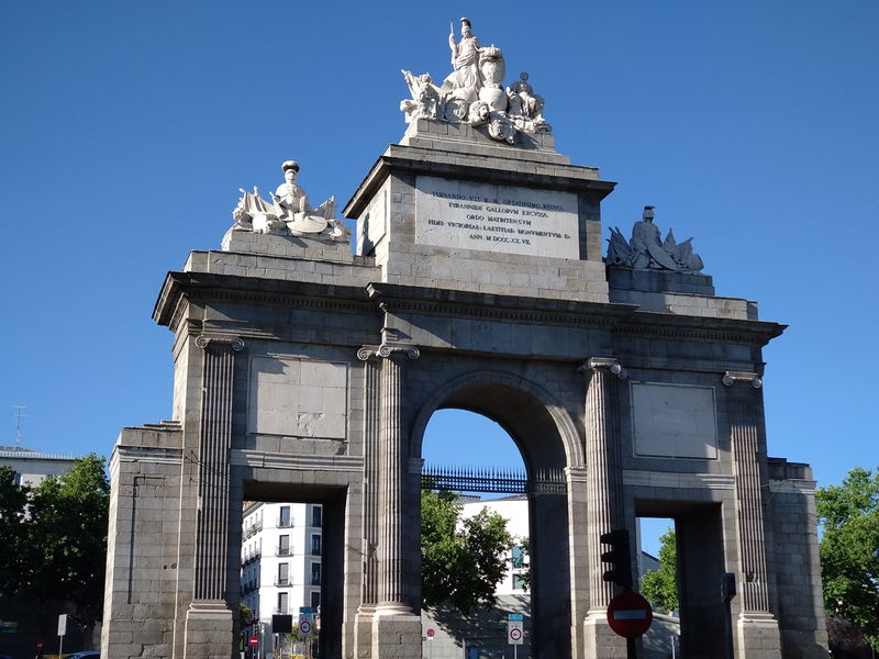 La puerta de toledo en Madrid