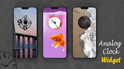 Widget de reloj analógico