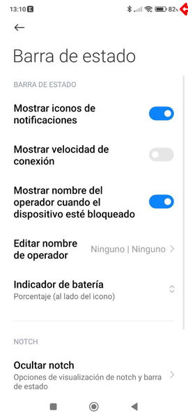 Truco MIUI: cómo cambiar el diseño del icono de la batería de tu móvil Xiaomi