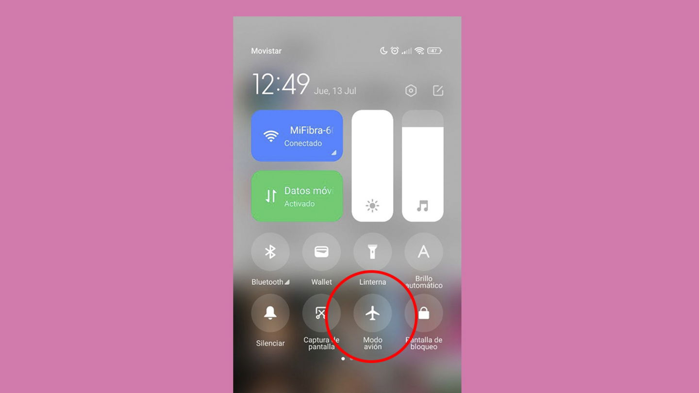 Cómo activar el modo avión en Android