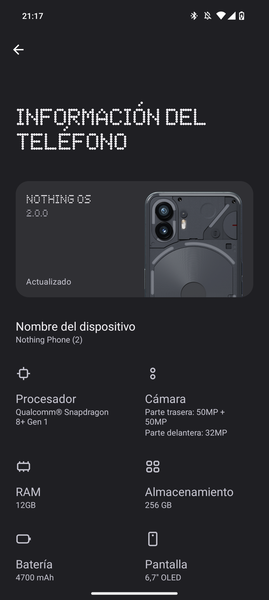 Nothing Phone (2), análisis - review con opinión y características