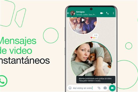 WhatsApp hace oficial la llegada de los mensajes de vídeo instantáneos: así se usan