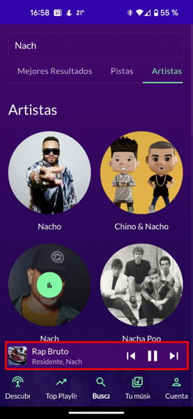 Esta alternativa a Spotify es gratis, sin anuncios y te permite ver los vídeos de las canciones en tu móvil