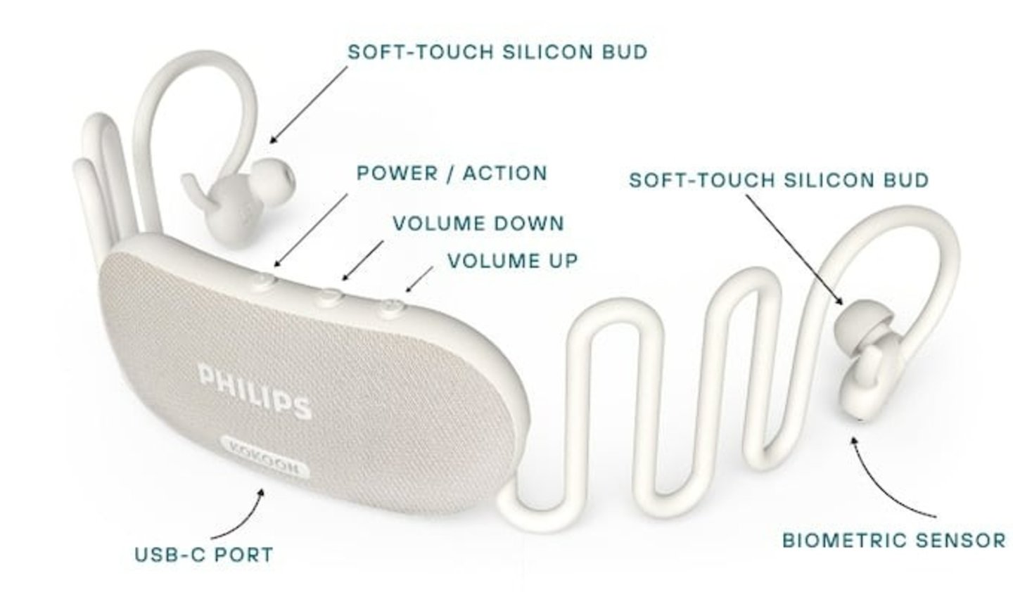 Si duermes con el móvil lee esto: Philips ha lanzado tus auriculares perfectos