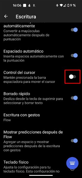 Tu móvil Android esconde un trackpad: así puedes activarlo