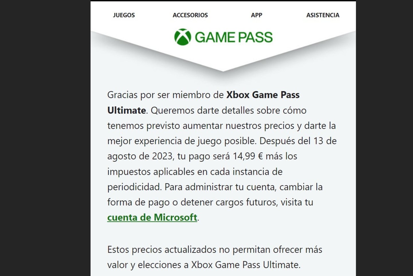 Ya es oficial: Microsoft sube los precios de Xbox Game Pass