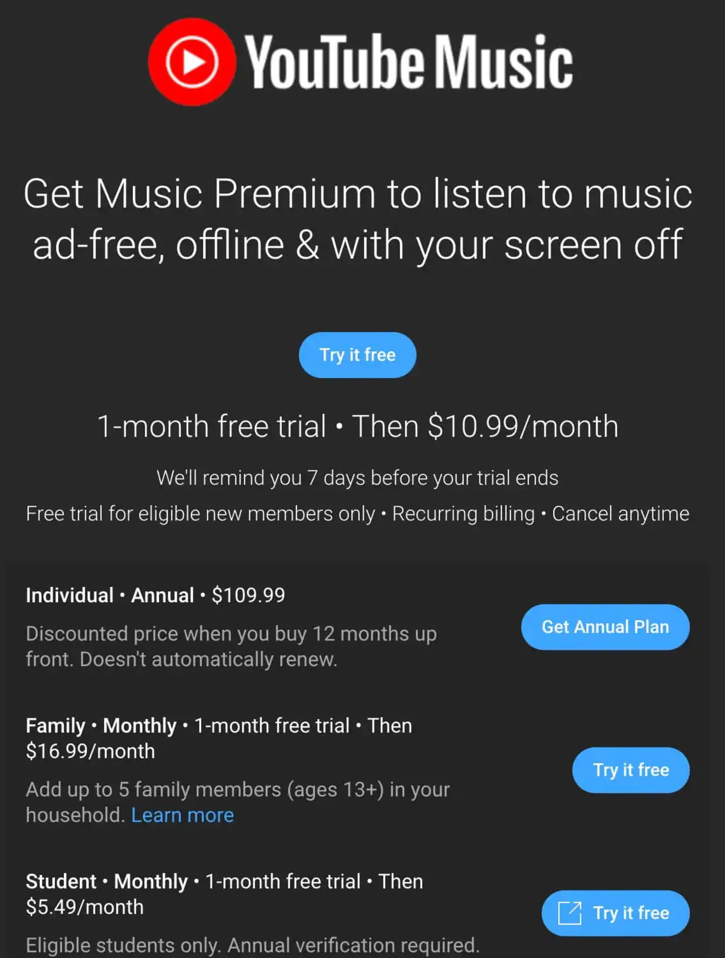 Youtube Music Y Youtube Premium Conoce Los Precios