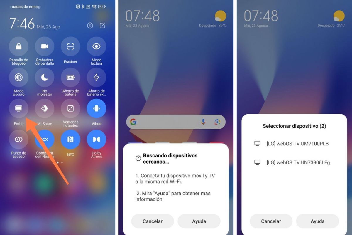 Cómo transmitir la pantalla de un móvil Xiaomi a la tele sin usar un - Como Transmitir De Mi Celular A Smart Tv Sin Chromecast