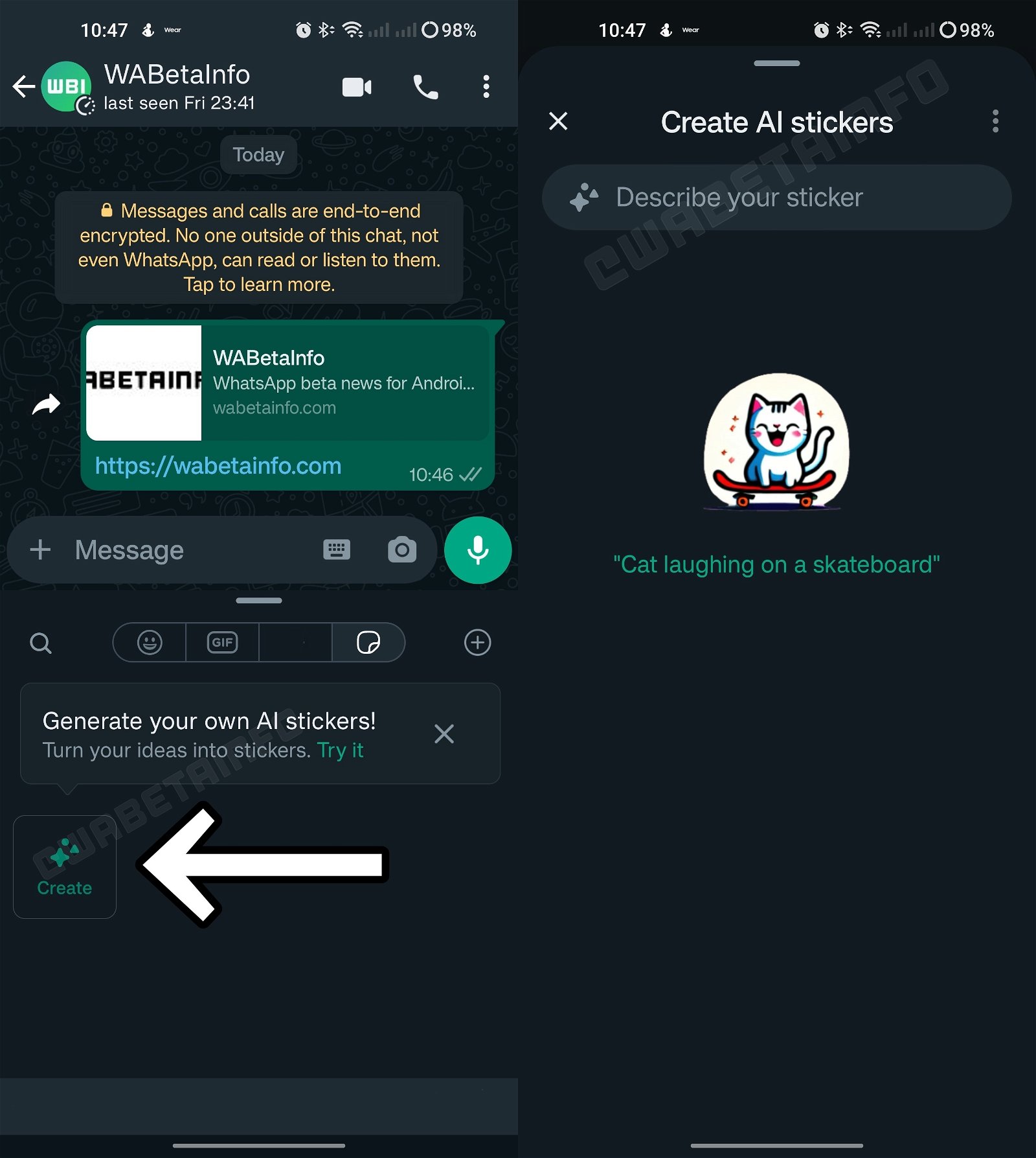 Generar stickers en WhatsApp