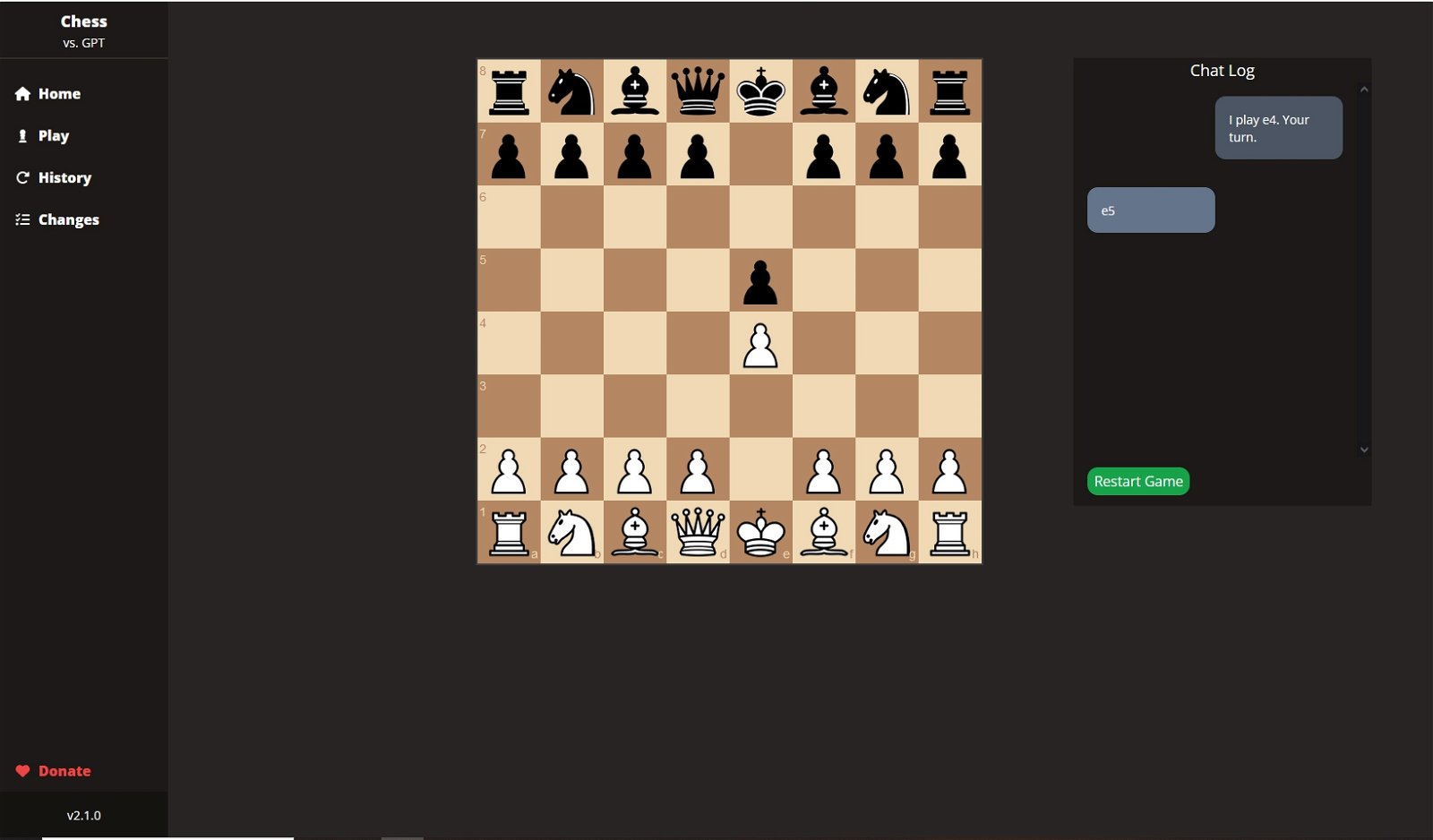 Chess vs GPT