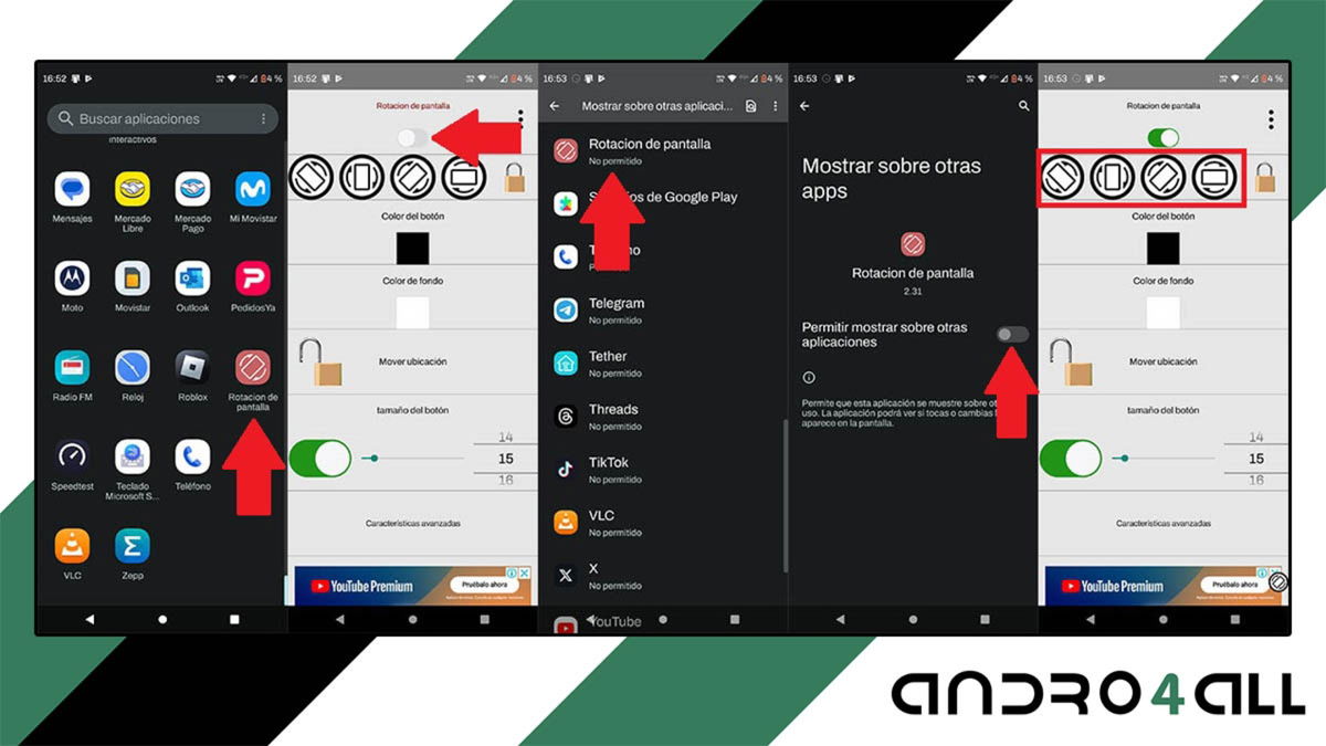 El giro automático de pantalla no funciona causas y posibles soluciones