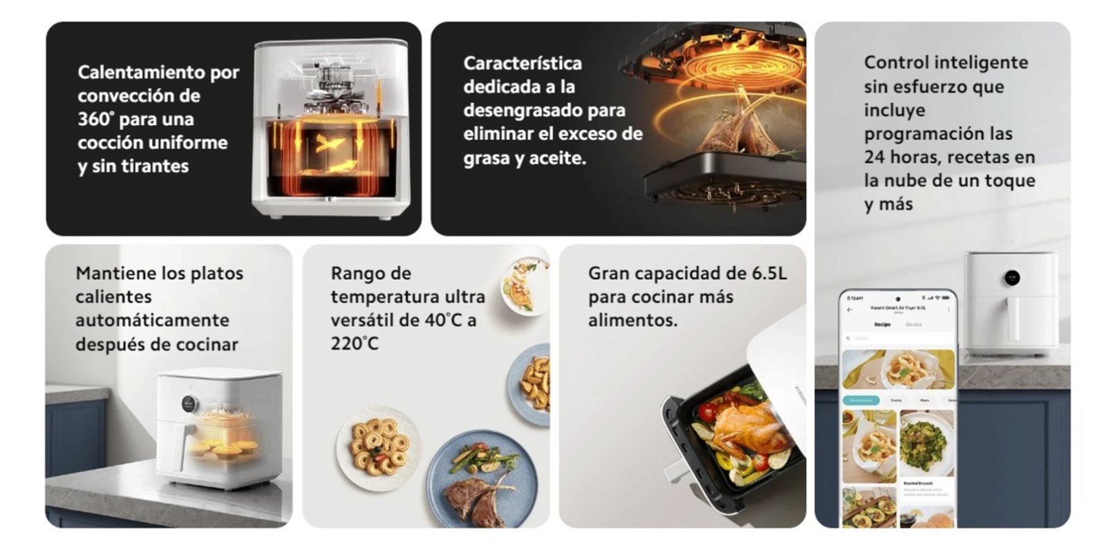 Mi Smart Air Fryer 3.5L: la freidora sin aceite de Xiaomi debuta en España  por