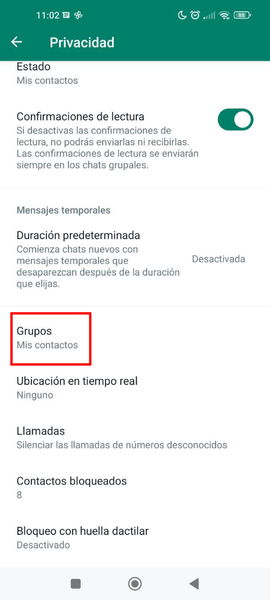 Tutorial sobre cómo evitar que me agreguen a grupos de WhatsApp