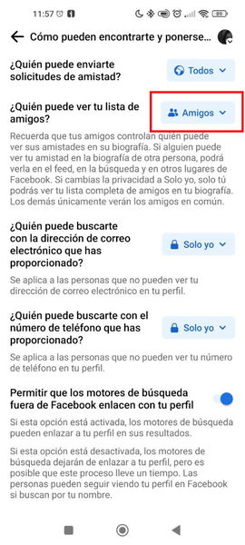 Tutorial de cómo ocultar tu lista de amigos en Facebook