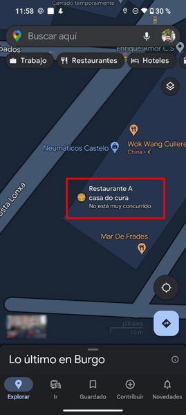 Lo último de Google Maps es una función que te permitirá identificar tus lugares favoritos de un vistazo