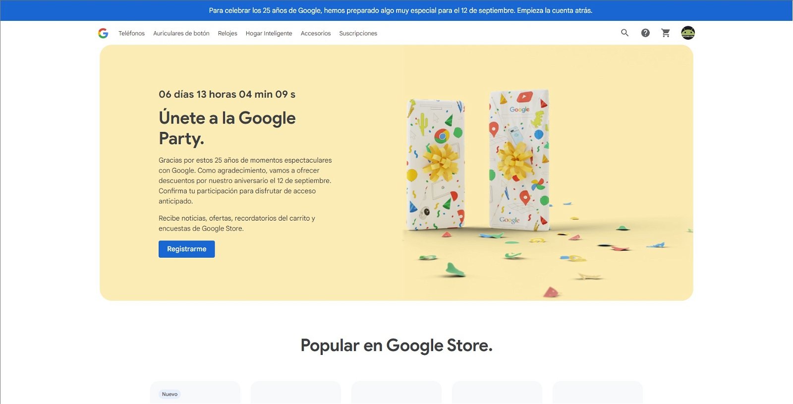 Si quieres comprar un Google Pixel nuevo, original y a buen precio anota esta fecha