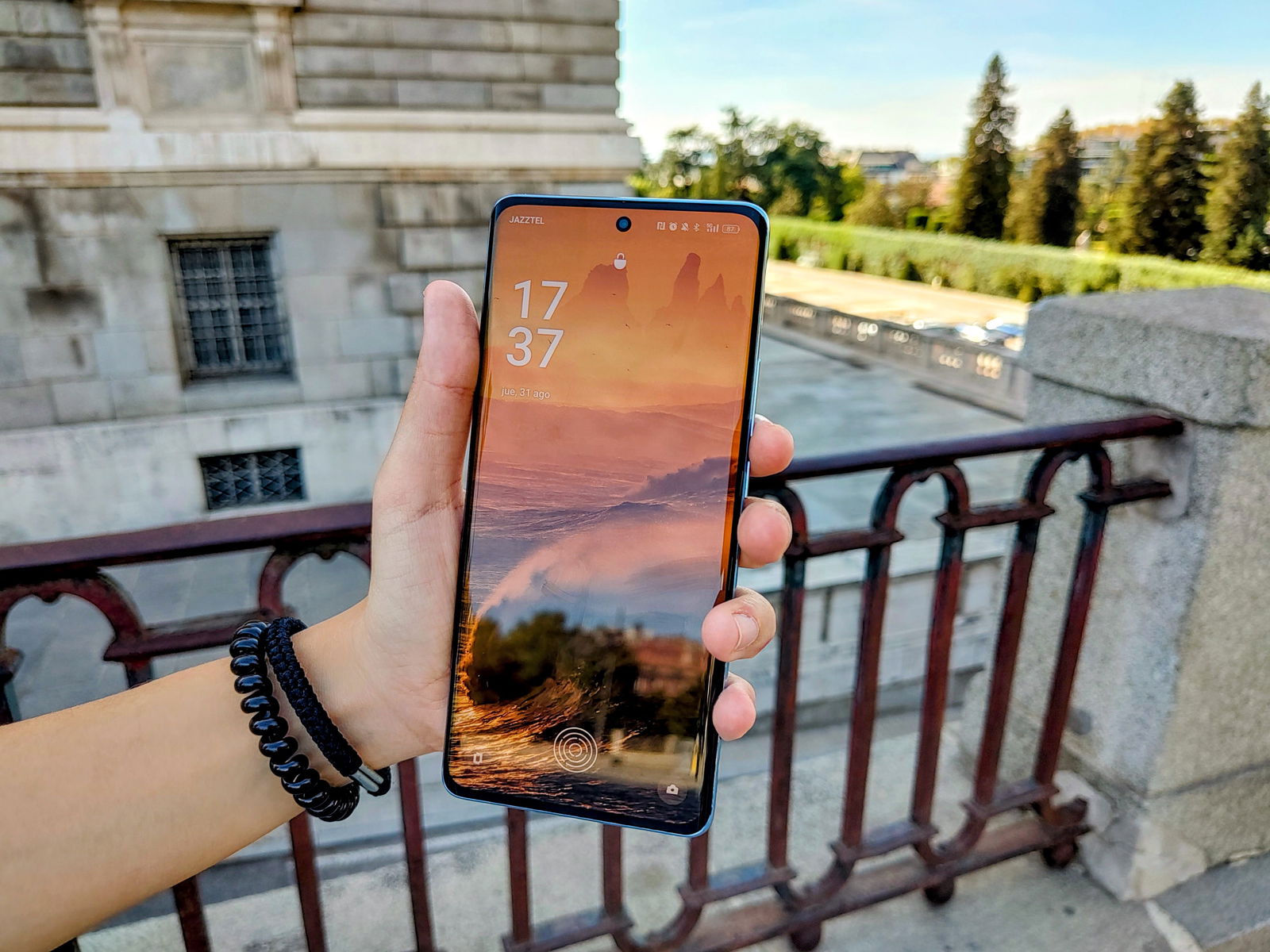 la cámara frontal del OPPO Reno10 5G