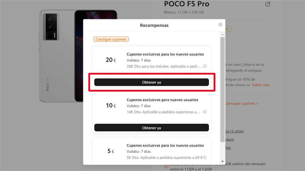 Consigue el nuevo POCO F5 Pro con 130€ de descuento por su