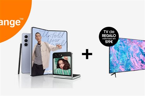 Orange te regala 2 Smart TV si compras un Samsung Galaxy Z Flip5 o Fold5