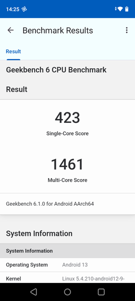 Benchmark GeekBench