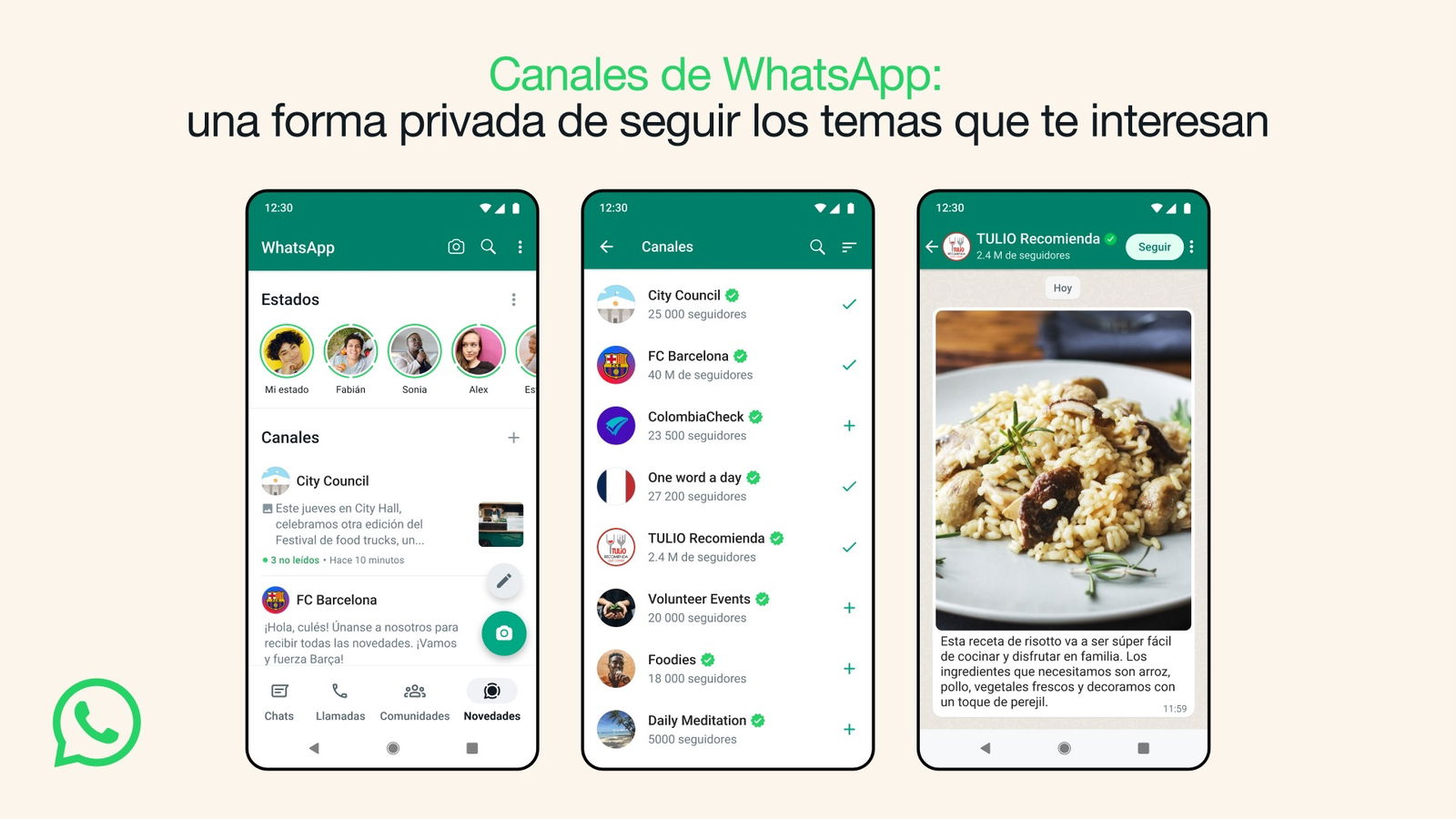 Canales de WhatsApp: para qué sirven y en qué se diferencian de los grupos