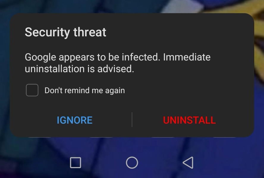 Por alguna razón, los móviles Huawei están detectando un virus en la app del buscador de Google