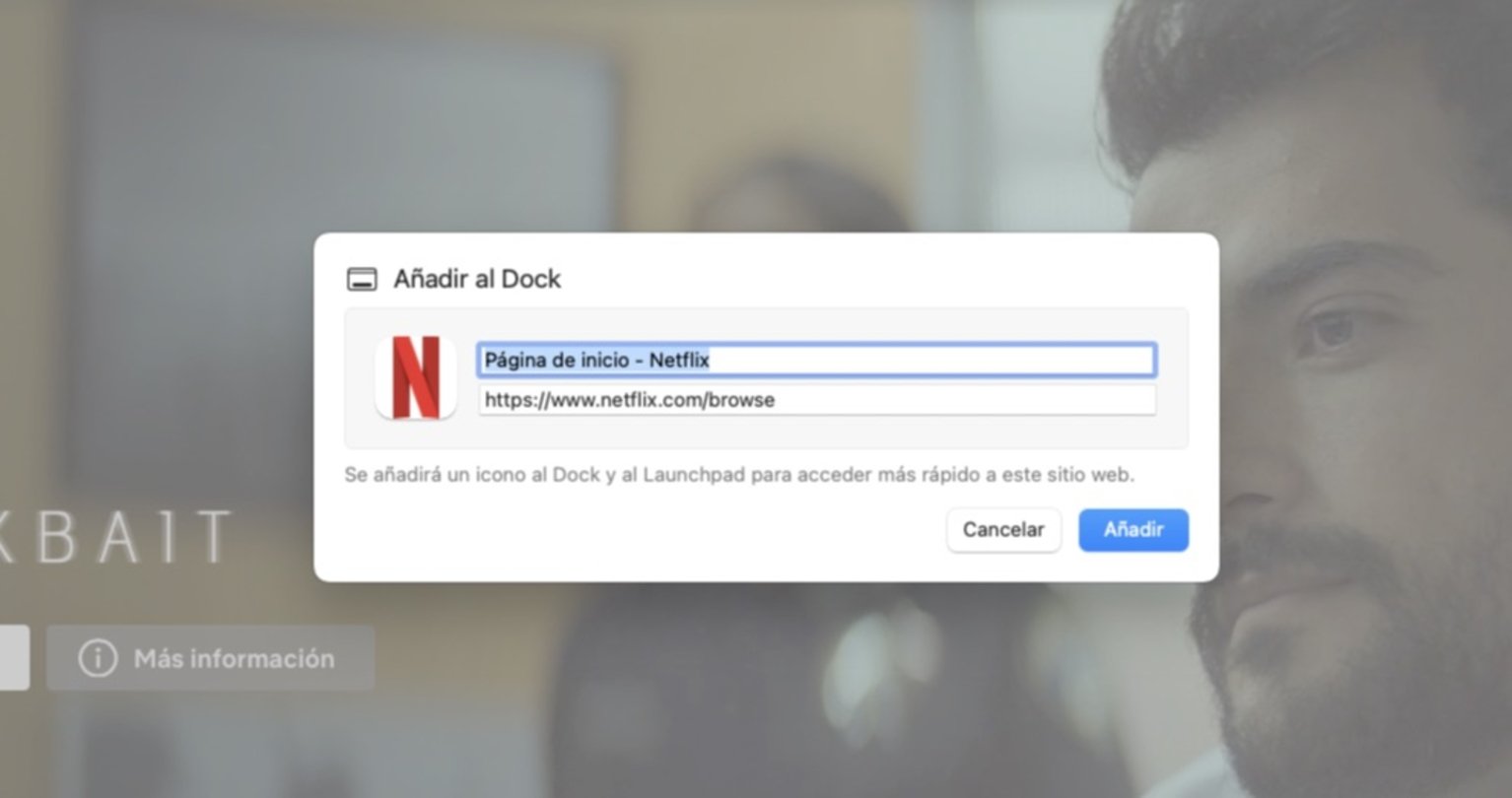 Proceso de creación de la app de Netflix en el Mac