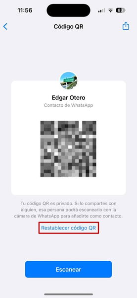 Cómo compartir tu perfil de WhatsApp con un QR