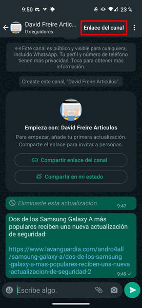 Cómo crear tu propio canal de WhatsApp