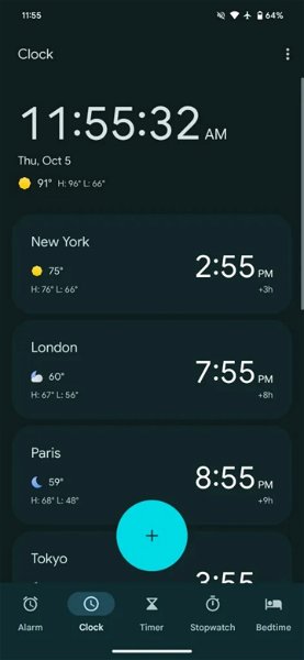 El reloj de Google mostrará el clima