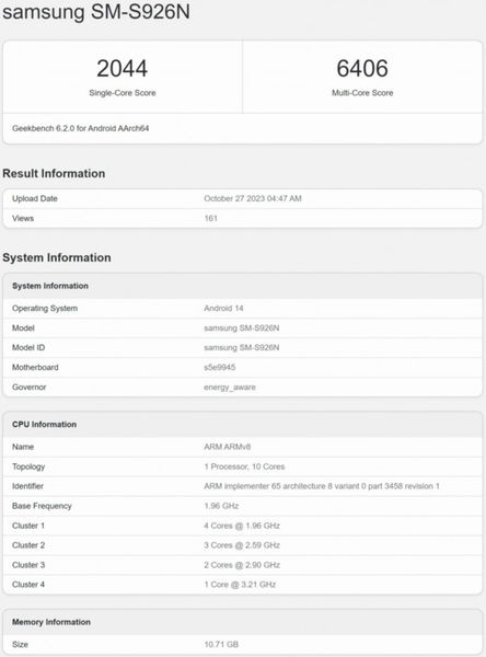 El Samsung Galaxy S24+ pasa por Geekbench y deja ver mejoras en la memoria RAM... para el modelo coreano