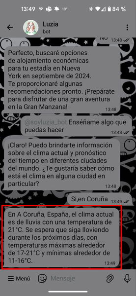 Cómo instalar LuzIA en Telegram y qué puedes hacer con este chatbot de IA