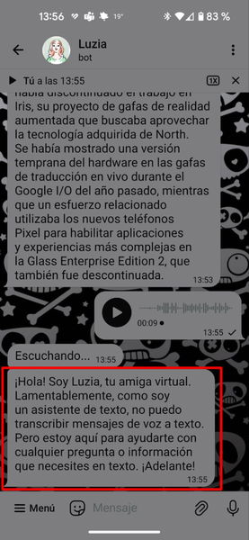 Cómo instalar LuzIA en Telegram y qué puedes hacer con este chatbot de IA