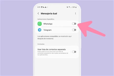 Cómo tener dos cuentas de WhatsApp en un móvil Samsung