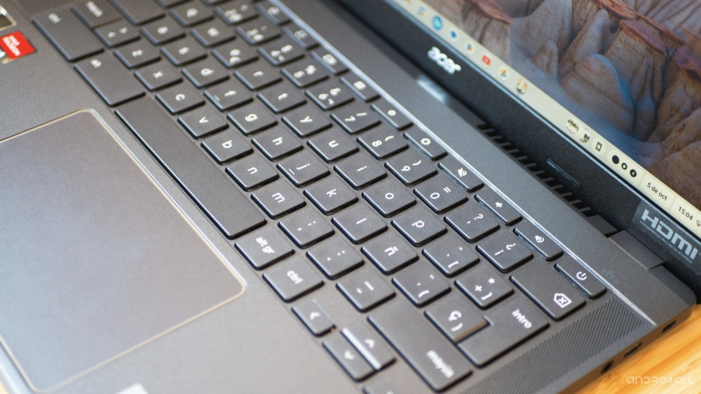 Teclado y trackpad del Acer Chromebook Plus