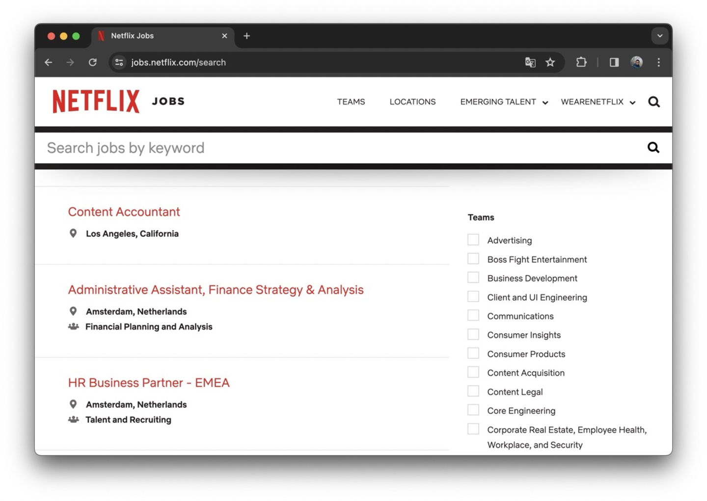 Cómo trabajar en Netflix: cómo presentar tu candidatura