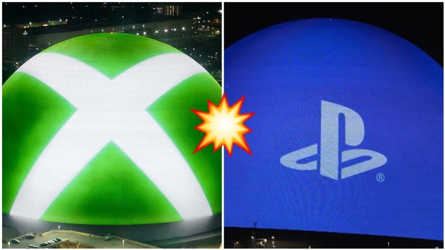 Xbox PlayStation las vegas sphere