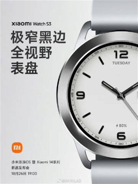 El nuevo Xiaomi Watch S3 ya es oficial: el primer reloj con HyperOS también  te enamorará por su diseño modular