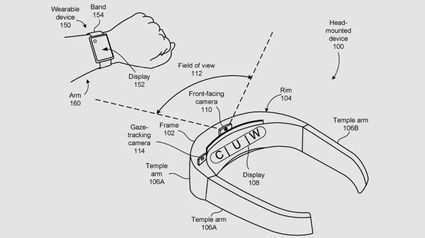 Google's future augmented reality glasses will be controlled from the smartwatch, according to its latest patent