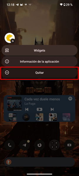 Como añadir un acceso directo a la app de tiempo de Google en la pantalla de inicio de tu Android