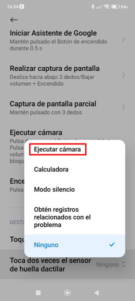 Con este sencillo truco puedes abrir la cámara de tu Xiaomi usando el sensor de huellas dactilares