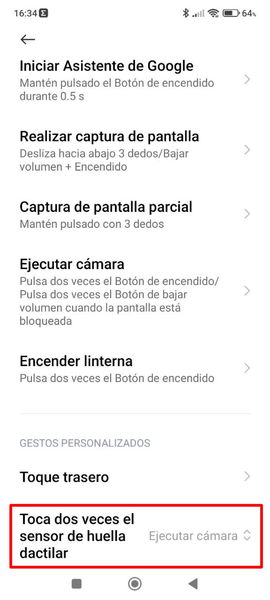 Con este sencillo truco puedes abrir la cámara de tu Xiaomi usando el sensor de huellas dactilares