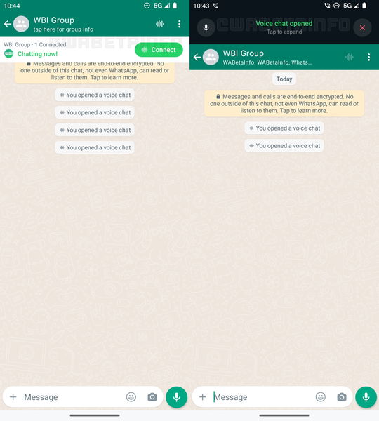 Cansado de copiar a Telegram, WhatsApp se fija en Clubhouse para implementar una nueva función