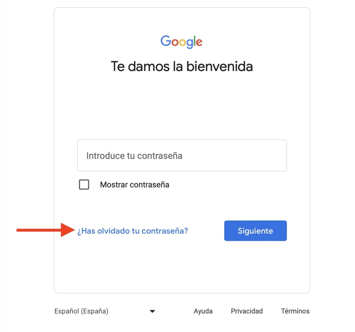 Crear un Correo Electrónico: ¿Cómo recuperar mi contraseña de correo  electrónico Gmail?