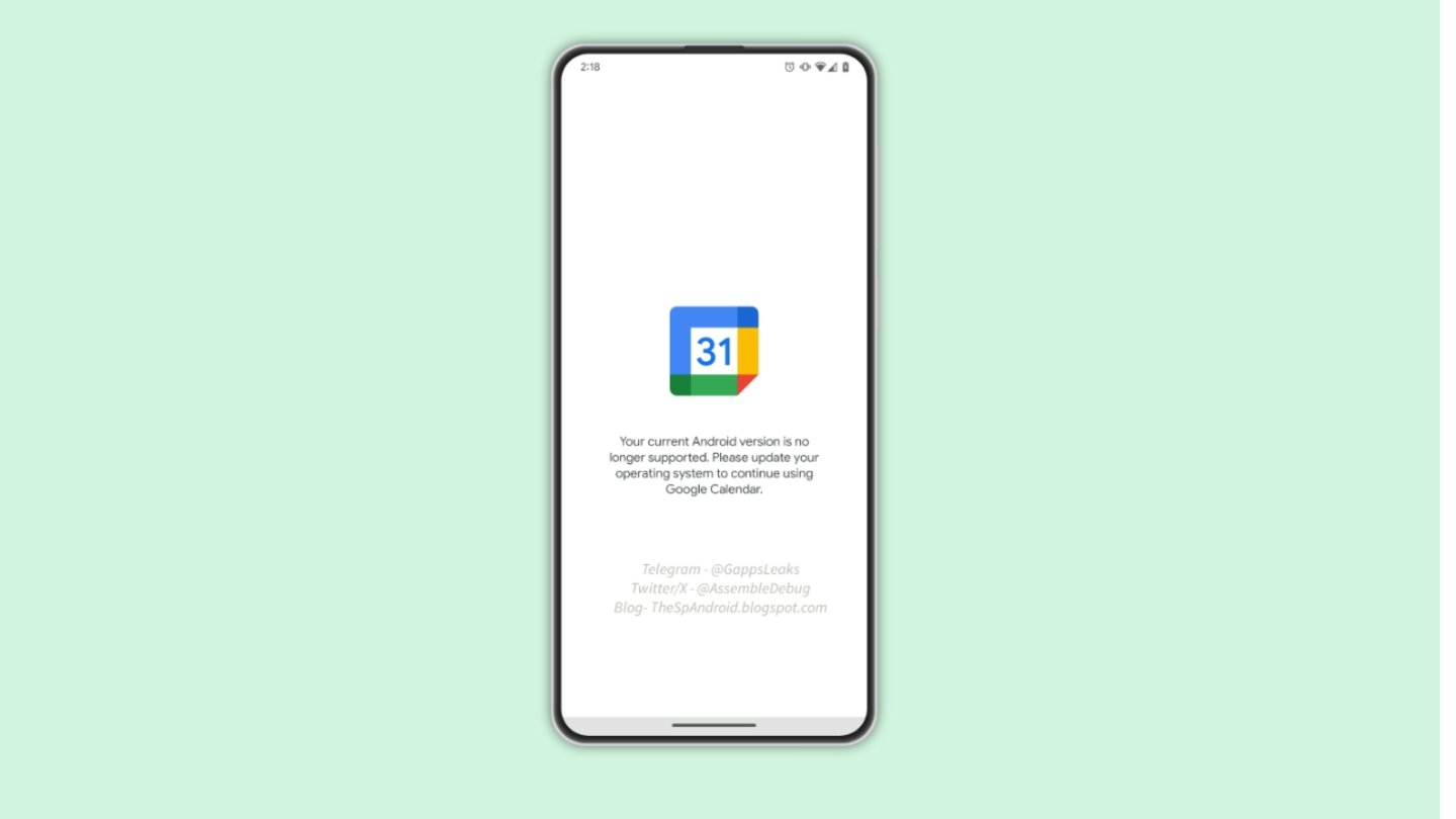 Google Calendar dejará de funcionar, muy pronto, en algunos móviles Android