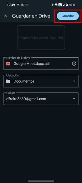 Cómo convertir un archivo de Word en PDF con tu móvil Android sin instalar apps de terceros