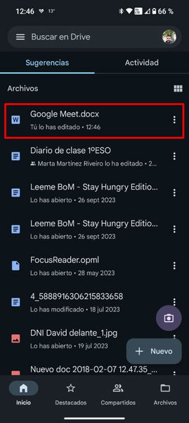 Cómo convertir un archivo de Word en PDF con tu móvil Android sin instalar apps de terceros